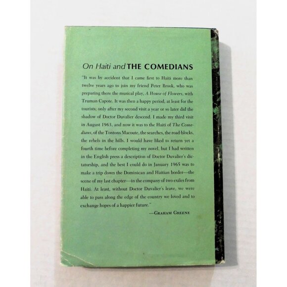 The Comedians By Graham Greene 1966 Hardback Jacket Club Edition - Picture 2 of 5